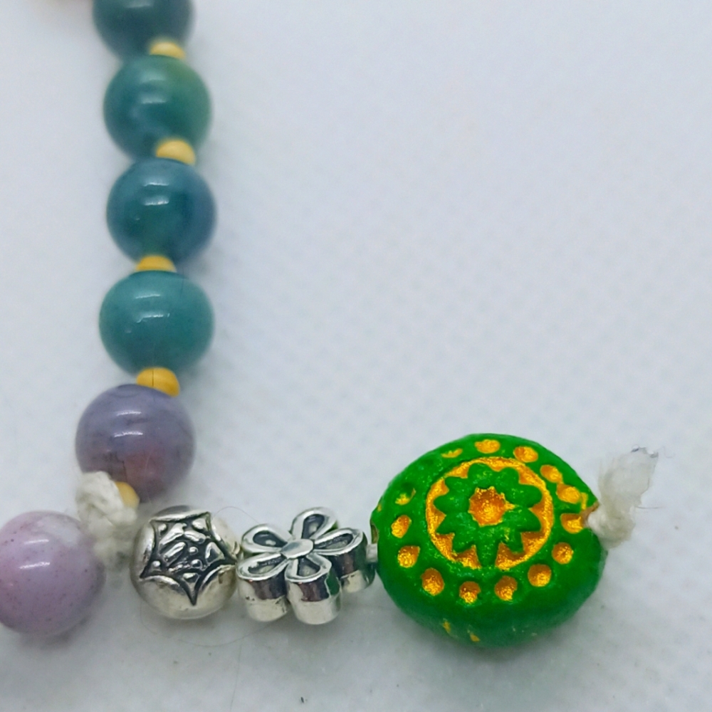 Bracelet, Multi-Color Beaded